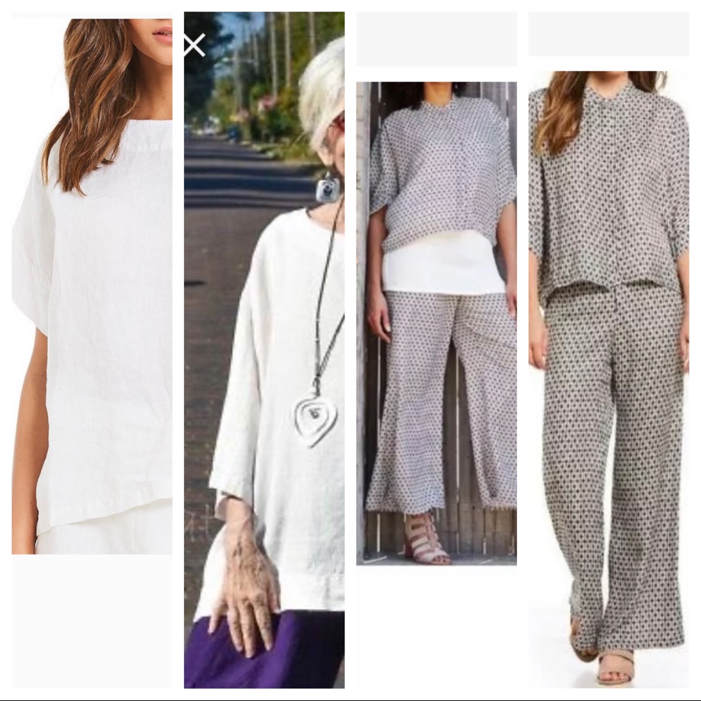 Bryn Walker Geo Palazzo Pants & Resort Linen Top Lagonlook Weekend Sale